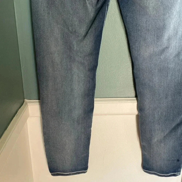 Seven pull in elastic waist jeans - back pockets - size 14 - straight leg - Picture 5 of 5